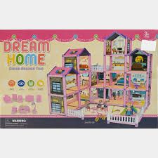 Dream Doll House for Kids – Luxury Wooden Playset with Furniture, Lights, and Interactive Rooms for Imaginative Play