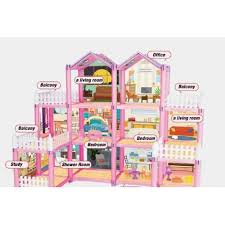 Dream Doll House for Kids – Luxury Wooden Playset with Furniture, Lights, and Interactive Rooms for Imaginative Play