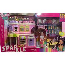 Doll House Wooden Playset for Kids, Multi-Room, Interactive Furniture and Accessories, Safe and Durable for Ages 3+