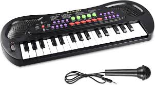 37 Keys Portable MIDI Keyboard Controller for Music Production, Compatible with Windows, Mac, iOS, Lightweight and USB-Powered