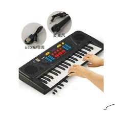 37 Keys Portable MIDI Keyboard Controller for Music Production, Compatible with Windows, Mac, iOS, Lightweight and USB-Powered