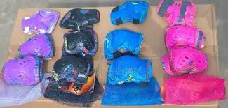 Children Roller Skating Protective Gear Set – Knee Elbow Wrist Pads Helmet Combo for Kids, Durable, Adjustable, and Safe