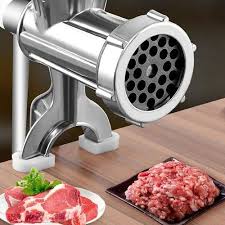 12-Inch Heavy Duty Alloy Meat Mincer Grinder for Home and Commercial Use, Durable, Efficient, and Easy to Clean