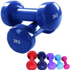Neoprene Coated Dumbbells for Home & Gym Workouts – 2kg & 3kg Set, Non-Slip, Durable, Ergonomic