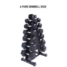 HEXAGON Dumbbells Single Hand Rubber Coated Weights with Chrome Handle – 5kg & 10kg Options for Home & Gym Strength Training