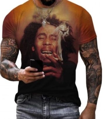 Hip Hop Lion Pattern Print Men's Comfy T-shirt, Graphic Tee Men's Summer Clothes, Men's Outfits 01 S
