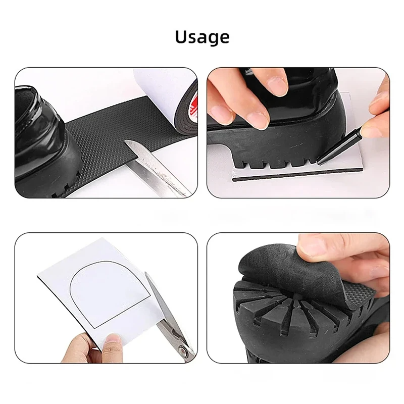 2M Oxford Non-Slip Shoes Mat Women No-adhesive High Heel Sticker Anti-Slip Heel Sole Protectors Rubber Pads Wearable Cushion