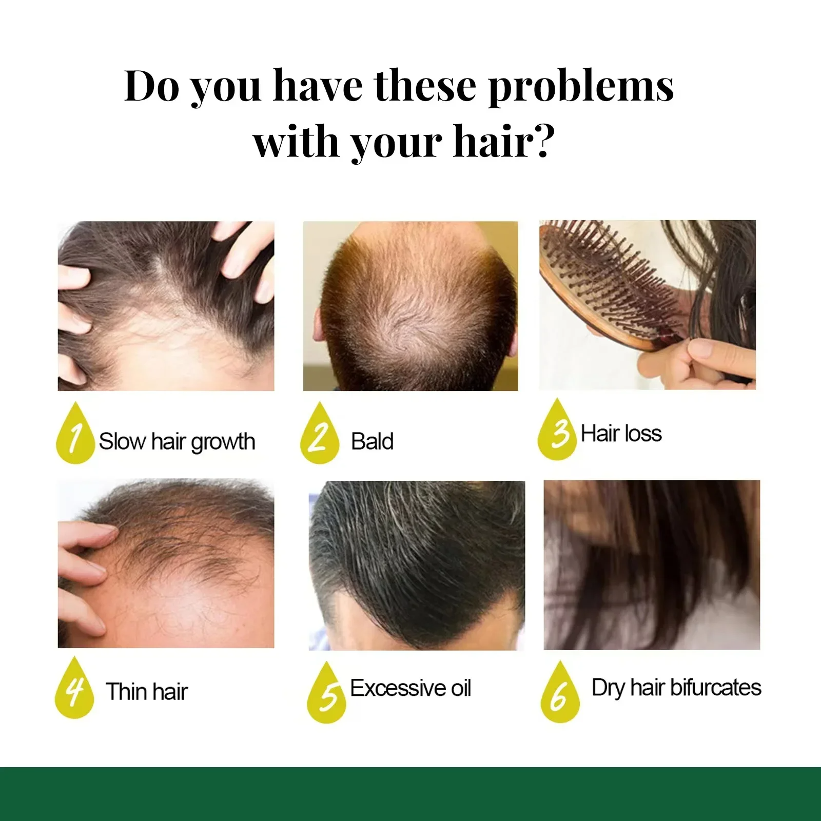 EELHOE Ginger Hair Growth Serum Sprayer Hair Regrowth s Grow Thicker Longer Hair Accelerate Growth For Men And Women