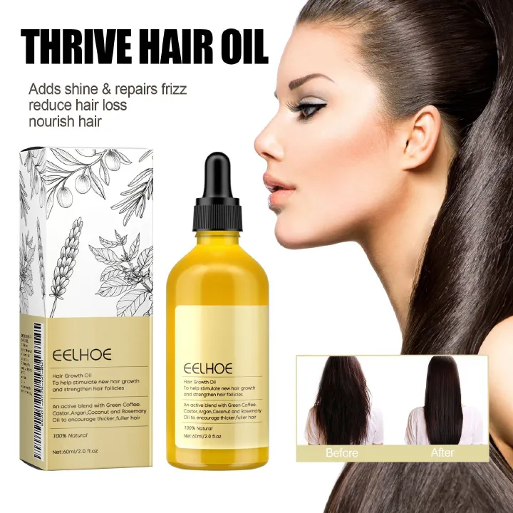 EELHOE Rosemary Hair Tightening Essential Oil Repair Damage Prevent Loss Smooth Hair Nourish Hair Hair Care Oil Bridesmaid Gift 60ml