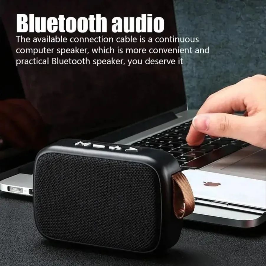 New Wireless Bluetooth Speaker Outdoor Portable Subwoofer Mini Speaker Home Cloth Card Speaker