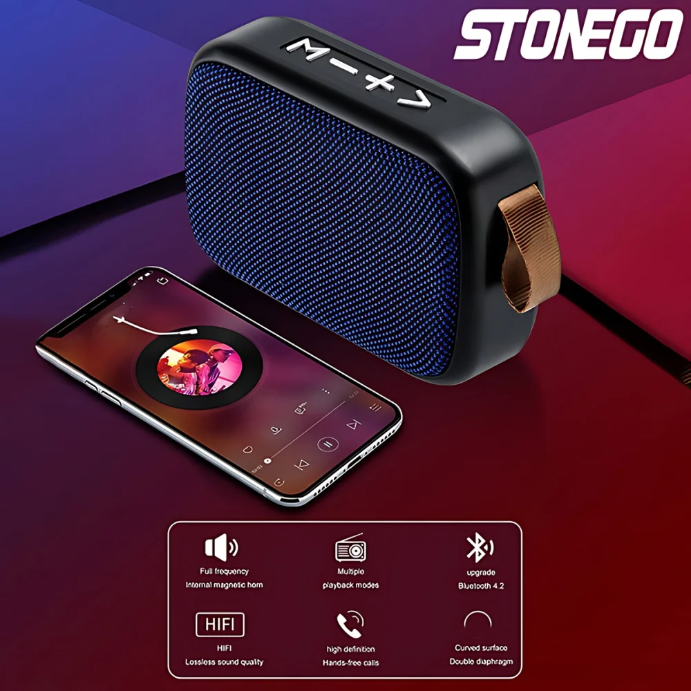 New Wireless Bluetooth Speaker Outdoor Portable Subwoofer Mini Speaker Home Cloth Card Speaker