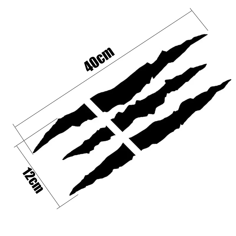 Car Sticker Reflective Monster Claw Scratch Stripe Marks Headlight Decal Auto Exterior Waterproof Vinyl Decal Car Accessories