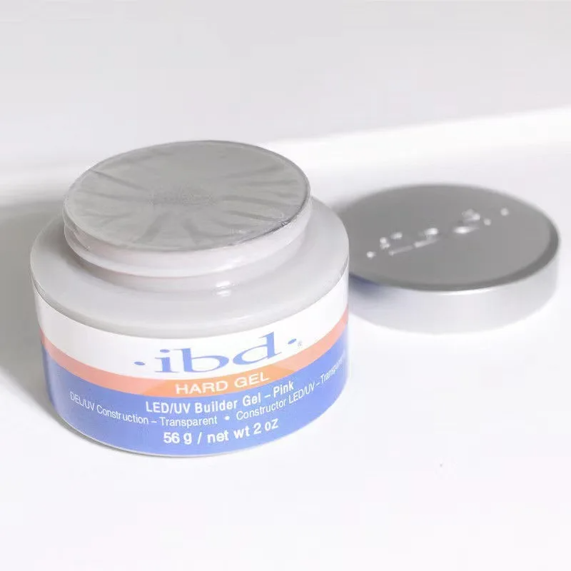 IBD Strong Builder Gel - CLEAR - UV Gel for tip overlays, sculpting pedicure nails polish art prep
