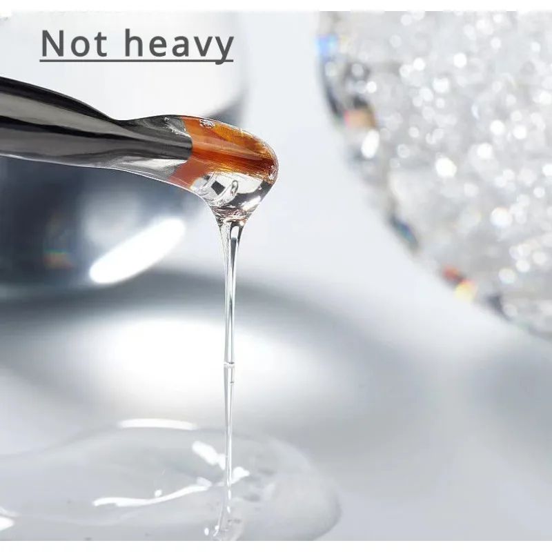 IBD Strong Builder Gel - CLEAR - UV Gel for tip overlays, sculpting pedicure nails polish art prep