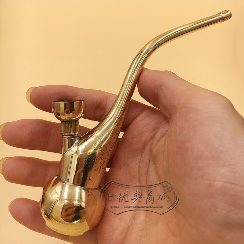Creative Multifunctional Water Pipe Cigarette Accessories Hookah Cover Hookah Brass Retro Water Filter Healthy Brass Water Pipe