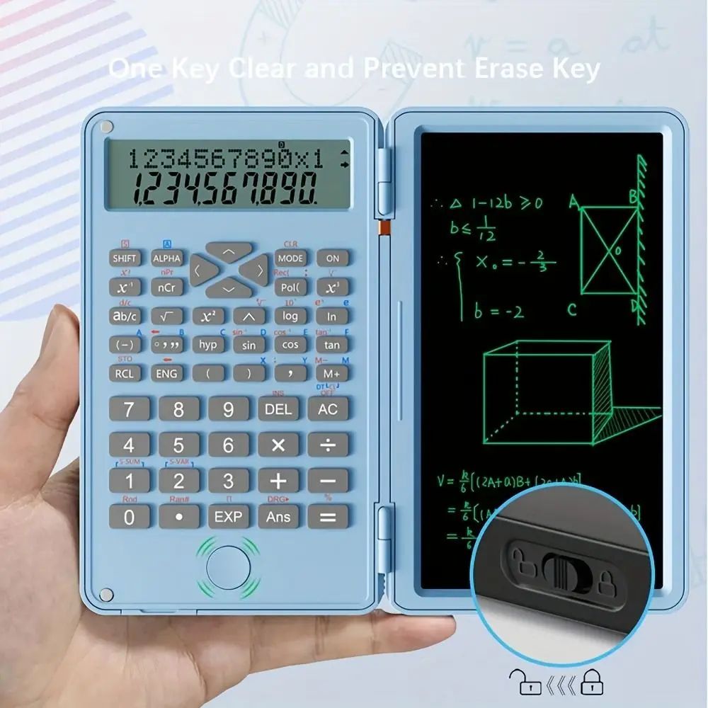Portable scientific calculator school office stationery multifunctional stationery scientific function computer writing board children's drawing board