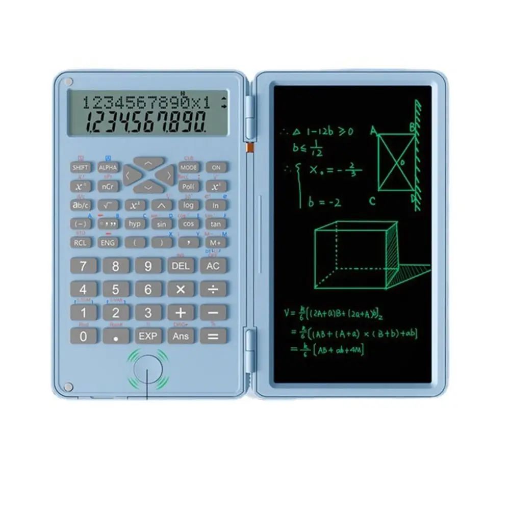 Portable scientific calculator school office stationery multifunctional stationery scientific function computer writing board children's drawing board