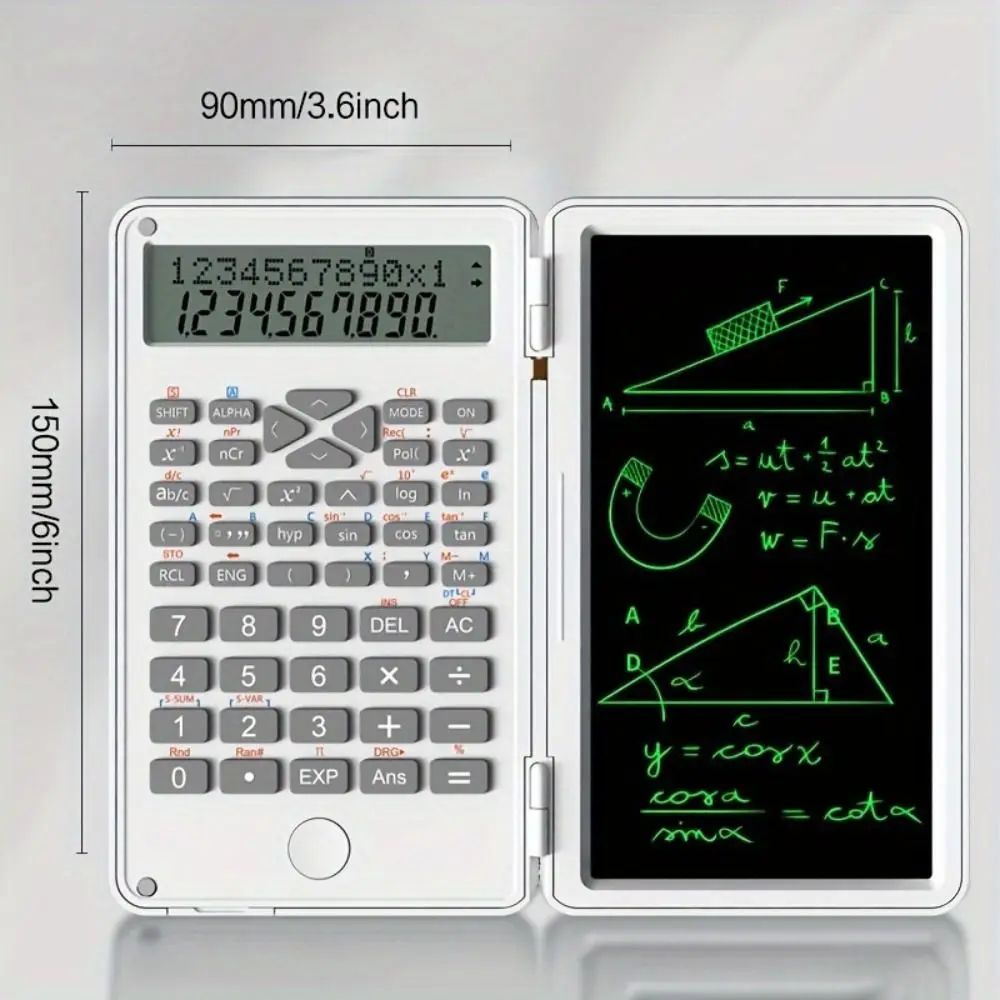 Portable scientific calculator school office stationery multifunctional stationery scientific function computer writing board children's drawing board