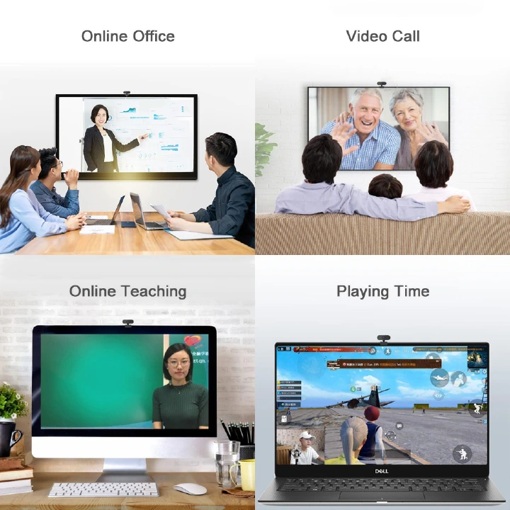 New Arrival Webcams 2K Full HD 1080P Mini Usb Web Camera Noise Cancelling Stereo Autofocus Computer Microphone USB Microphone For PC Computer Mac Laptop Desktop YouTube