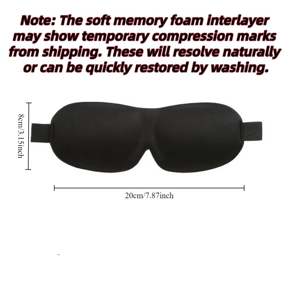 3D Sleep Mask Blindfold Sleeping Aid Soft Memory Foam Eye mask for Sleeping Travel Blockout Light Slaapmasker Eye Cover