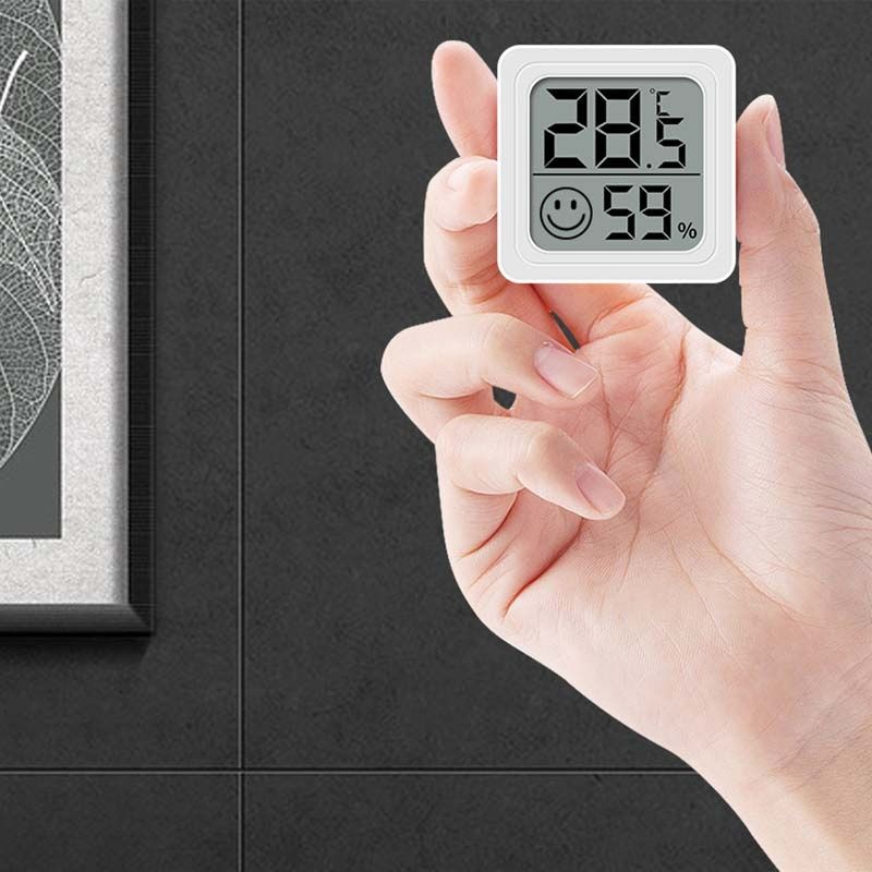 Digital Thermometer Hygrometer Indoor Room Electronic Temperature Humidity Meter Sensor Gauge Weather Station For Home