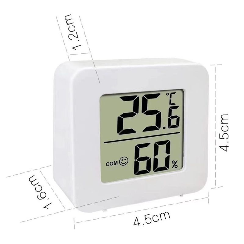 Digital Thermometer Hygrometer Indoor Room Electronic Temperature Humidity Meter Sensor Gauge Weather Station For Home