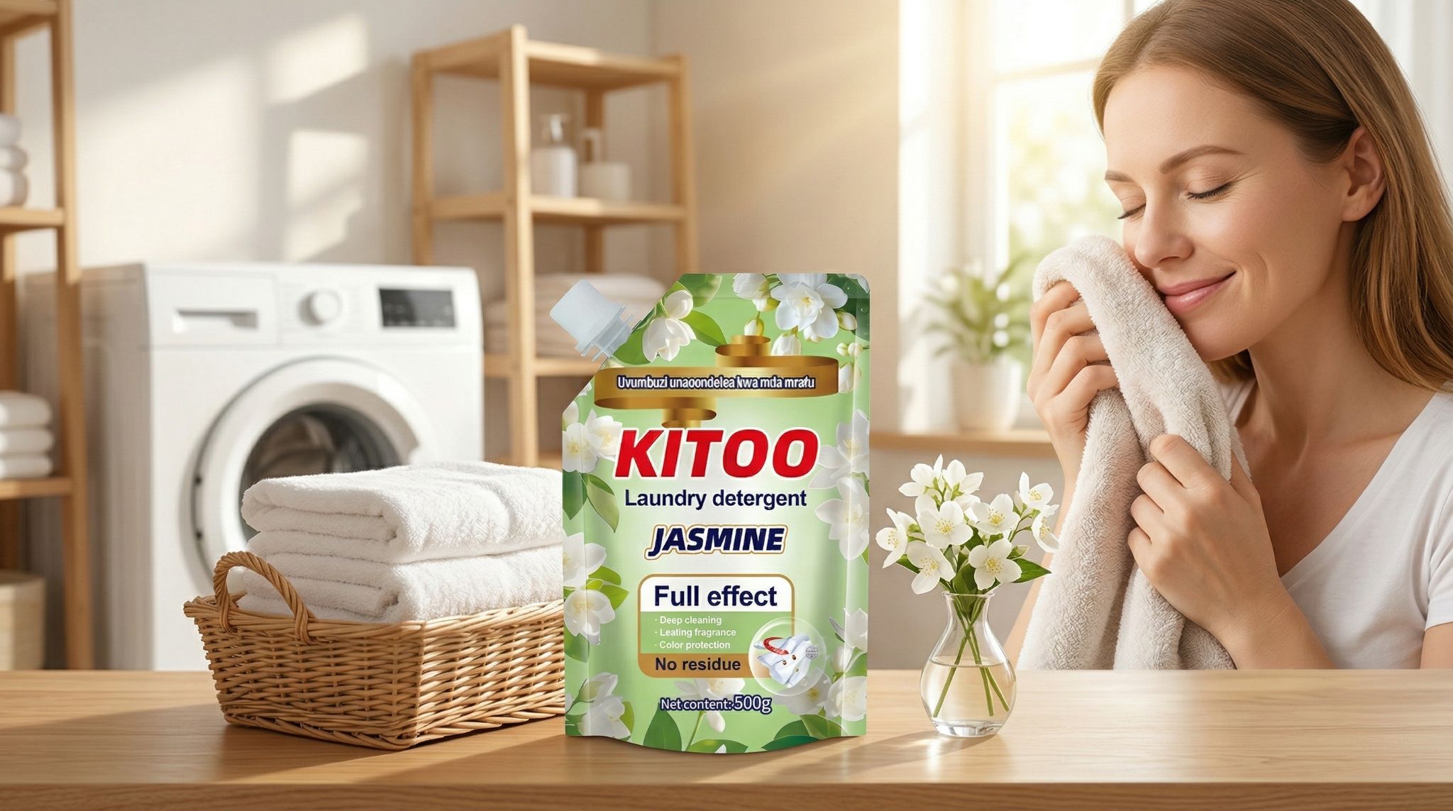 Kitoo Jasmine Liquid Detergent