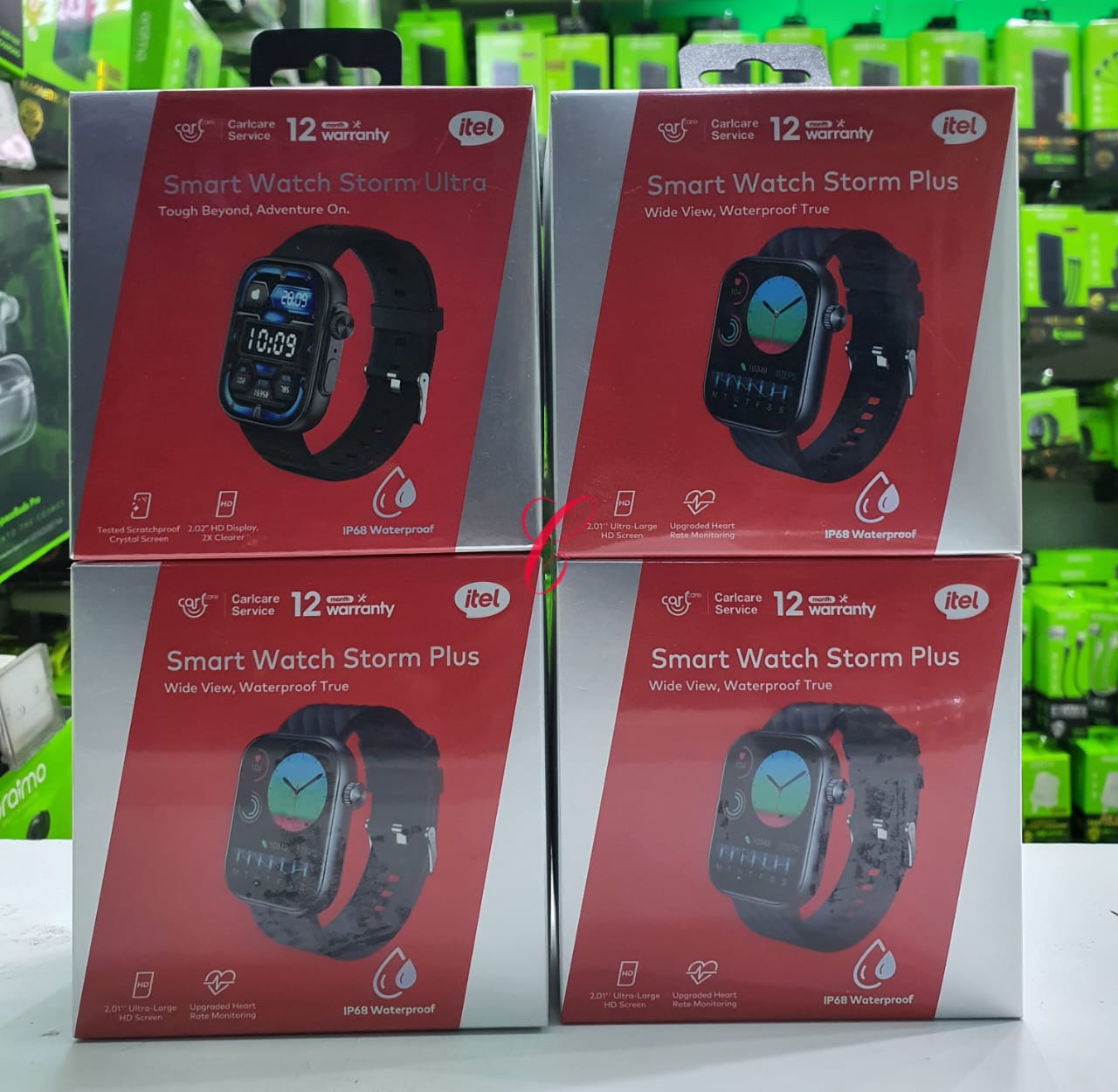 🆕 Itel Storm Plus ISW-015 Smart Watch Now Available!

⌚ 2.01” Large Display
📞 Bluetooth Calling Enabled
💧 IP68 Waterproof – Built for Any Weather
🔥 Stylish, Durable & Feature-Packed!

💪 Stay fit,