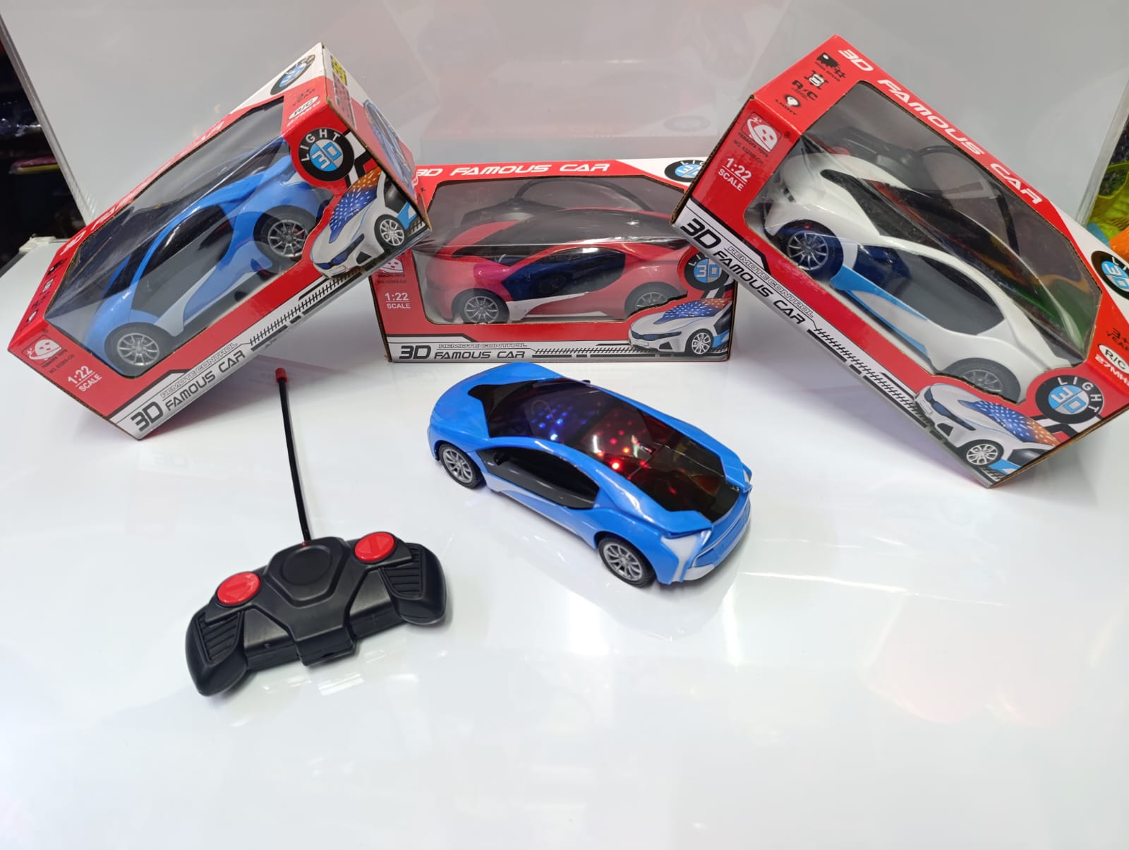 🔥 Hot Deal! 3D Remote Control Car — Full Function with Lights | Fun & Fast Toy Vehicle for Kids