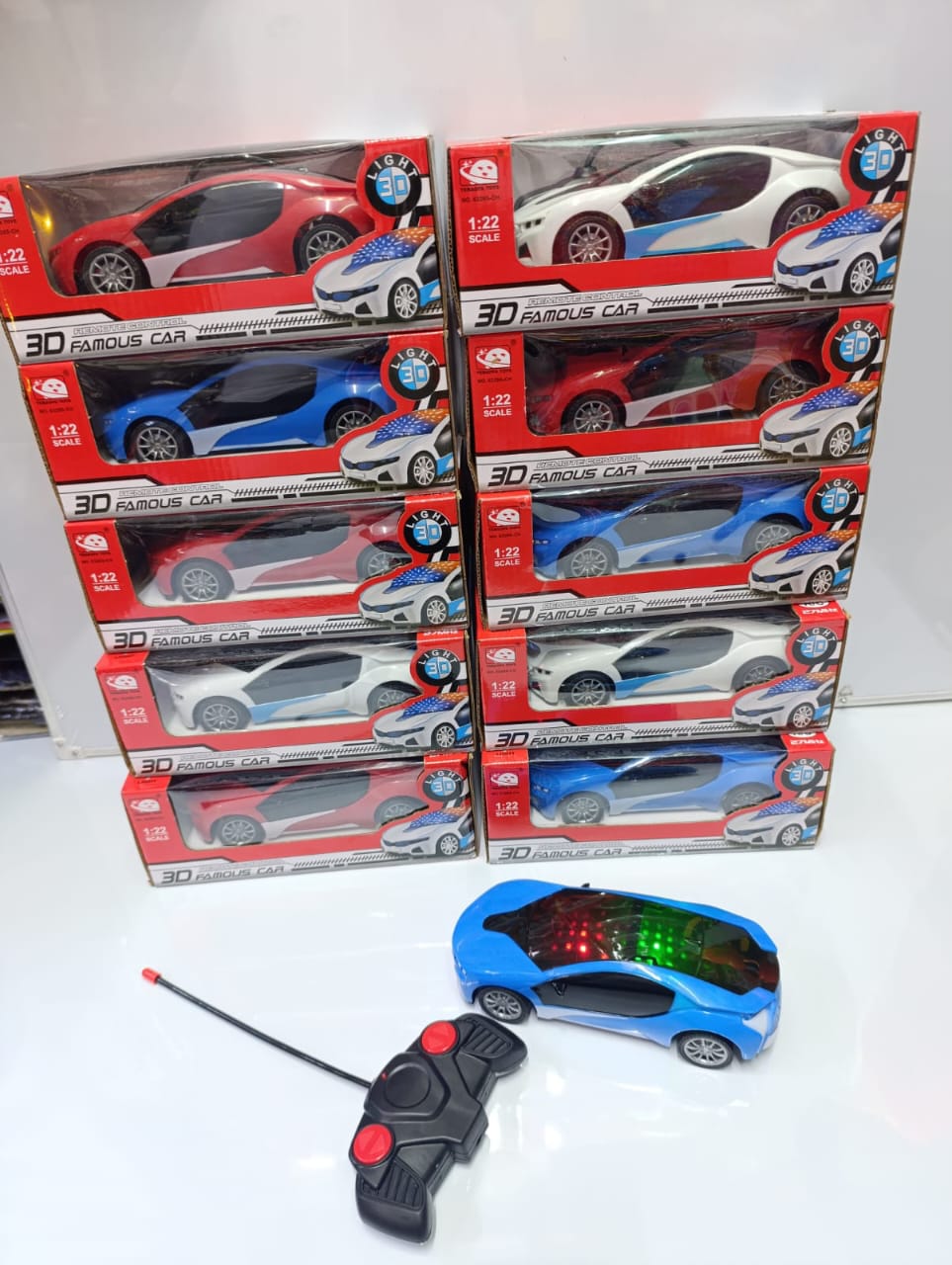 🔥 Hot Deal! 3D Remote Control Car — Full Function with Lights | Fun & Fast Toy Vehicle for Kids