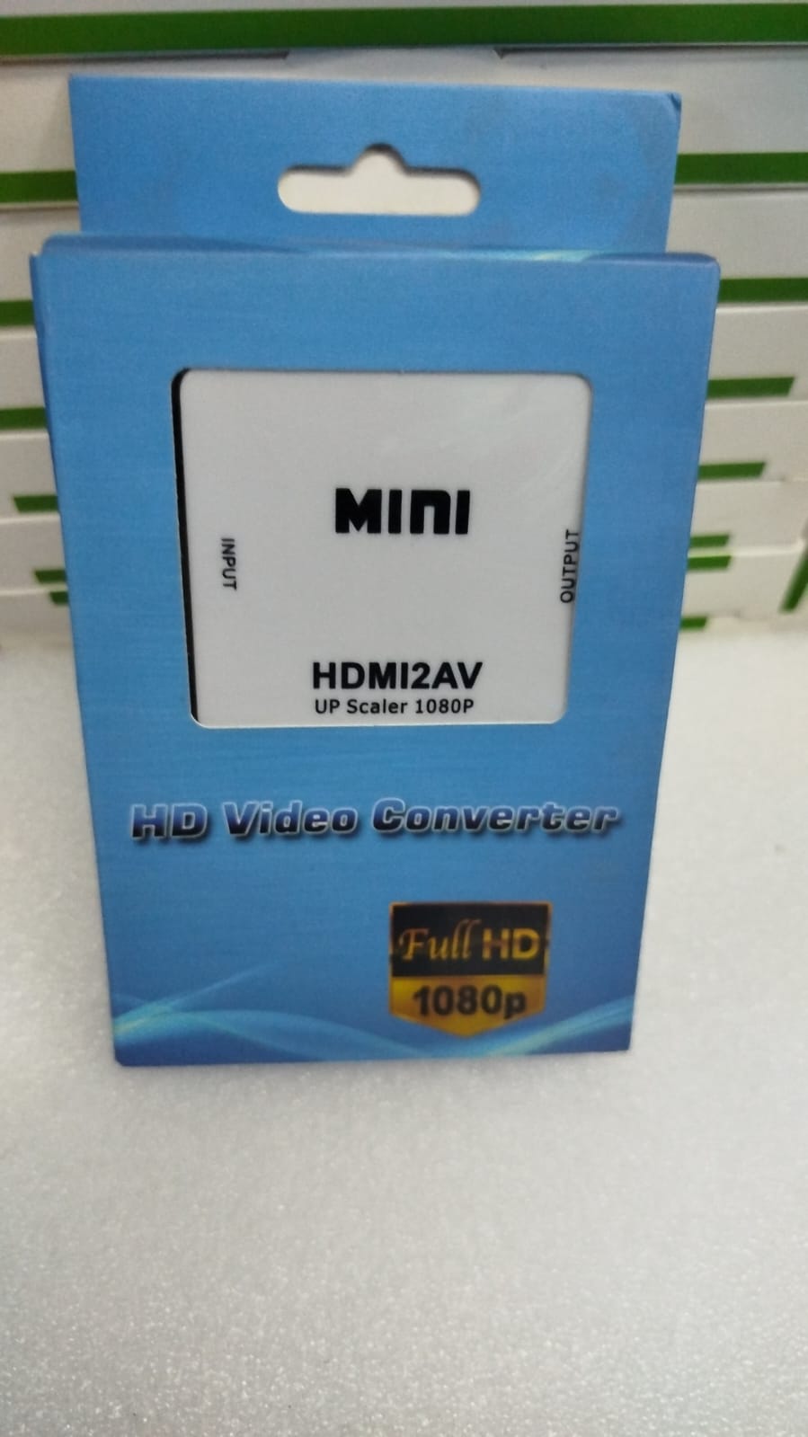 Mini HDMI to AV Converter — Digital HDMI to Analog RCA Adapter for TV & Monitors