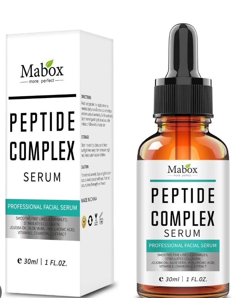 Mabox Peptide Complex Serum 30ml Reduce Fine Lines And Wrinkles, Aging Care, Firm Skin, Fragrance Free, Korean Skincare