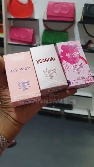 Smart Collection 3pcs Perfume Set for Women – My Way, Scandal & Escada (15ml x 3)