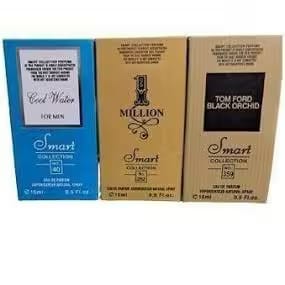 Smart Collection 3pcs Men's Perfume Set – Cool Water, 1 Million & Black Orchid (15ml x 3)
