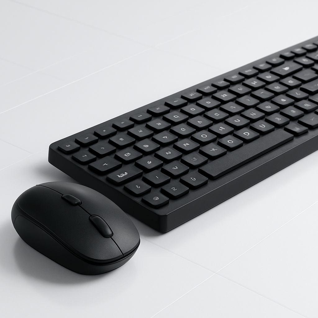 🔥 Wireless Keyboard & Mouse Combo – 2.4GHz with Full-Size Numeric Keypad | Smooth, Silent & Reliable for Office & Home Use 🖱️⌨️