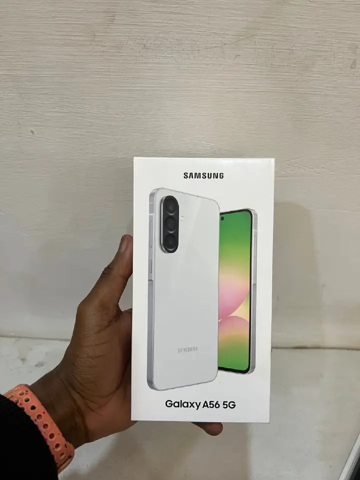 brand new Samsung A56 5G with 6.7-inch Super AMOLED 256 gb 50 MP camera
