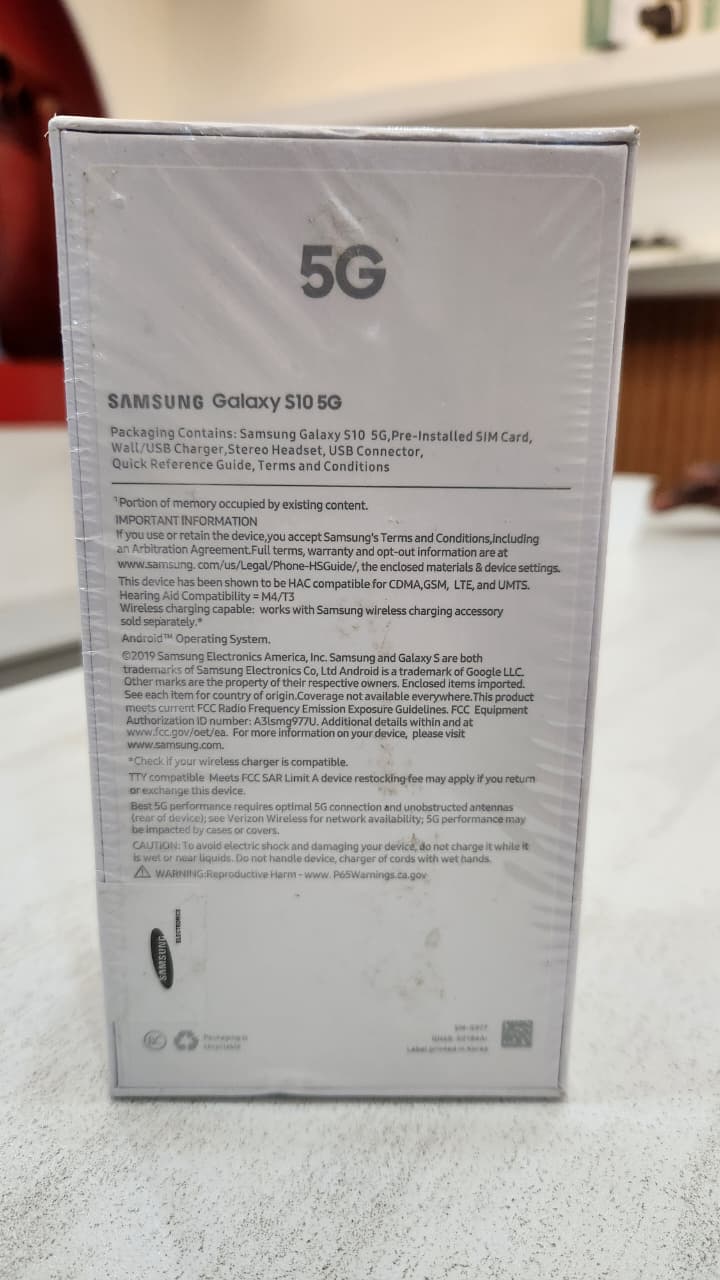 Samsung Galaxy S10 is a sleek and powerful smartphone featuring a 6.1-inch Dynamic AMOLED display, versatile triple rear cameras, and fast performance powered by the Snapdragon 855 processor
