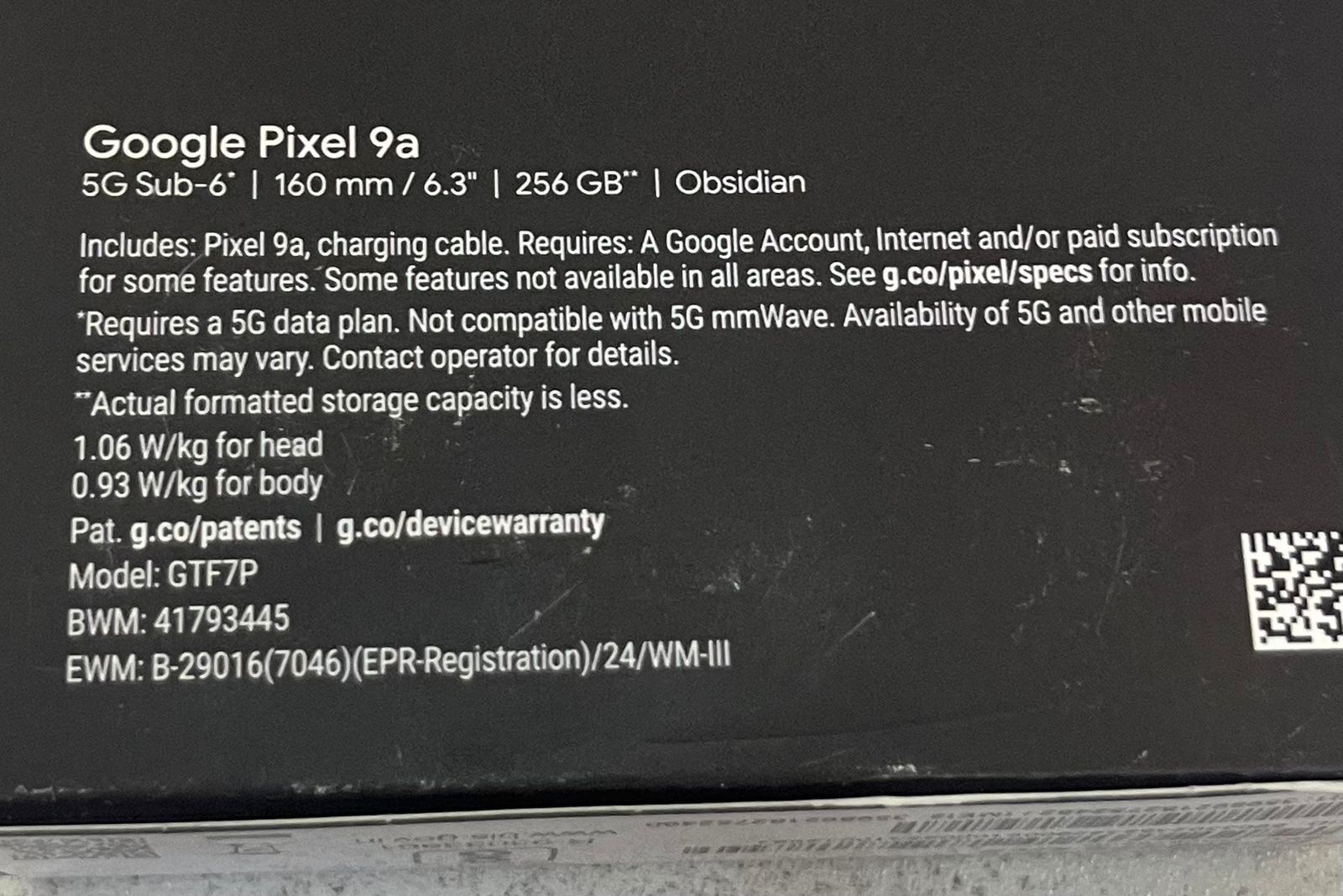 Google Pixel 9a – Smart AI Power with Stunning Camera with  6.3” OLED, 120Hz