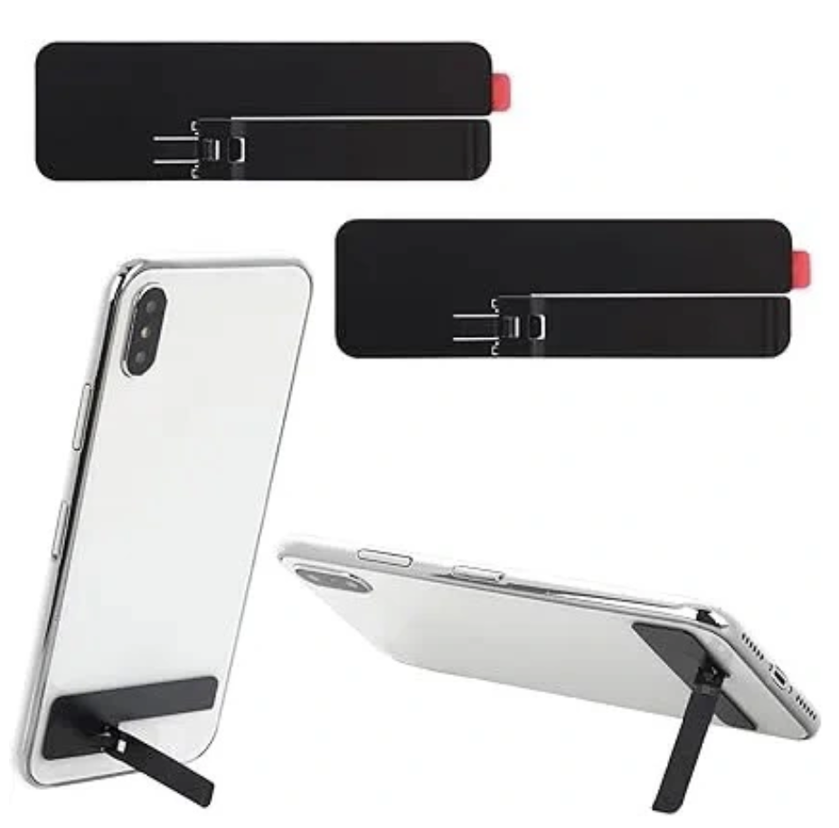 Chuwi Ultra-Thin Invisible Phone stand, Adjustable Vertical and Horizontal Placement Phone Stand Kickstand Phone case Metal Kick Stand Compatible with Any Cellphone