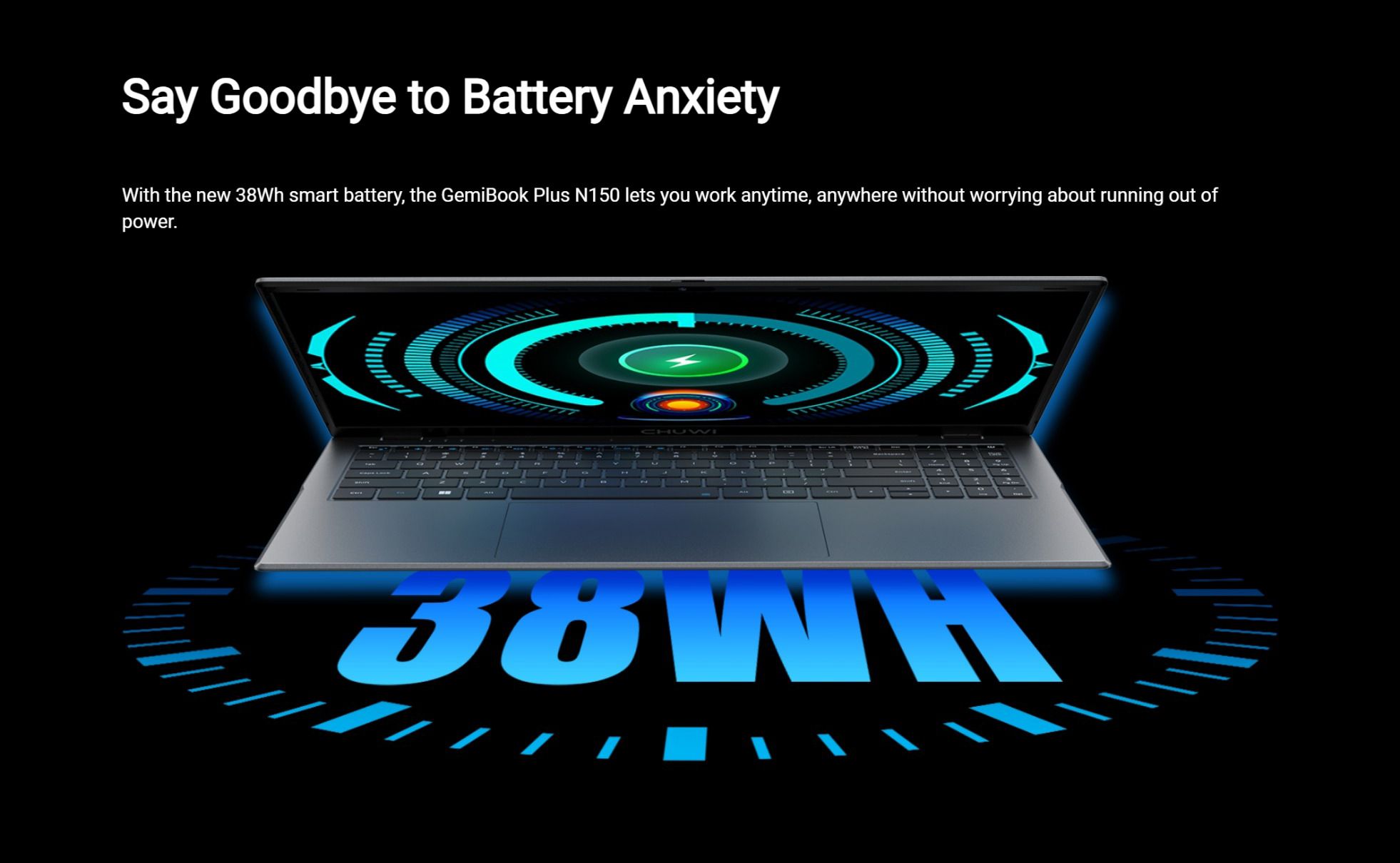 Brand new Chuwi Gemibook Plus N150 ultrabook: (2X faster i7 7th), 16GB+512GB SSD, 15.6" Full HD Ultrabook with Long Battery Life & Free Win 11 system WiFi6 Bluetooth 5.2 HP Dell Asus Lenovo Killer