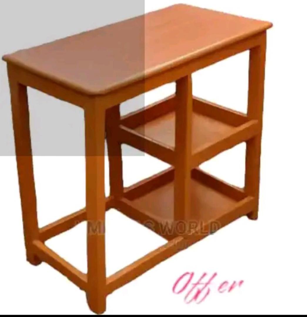 Modern Kitchen Utility Table – Fits 2-Burner Stove on Top and 6 or 13kg Gas Cylinder Below