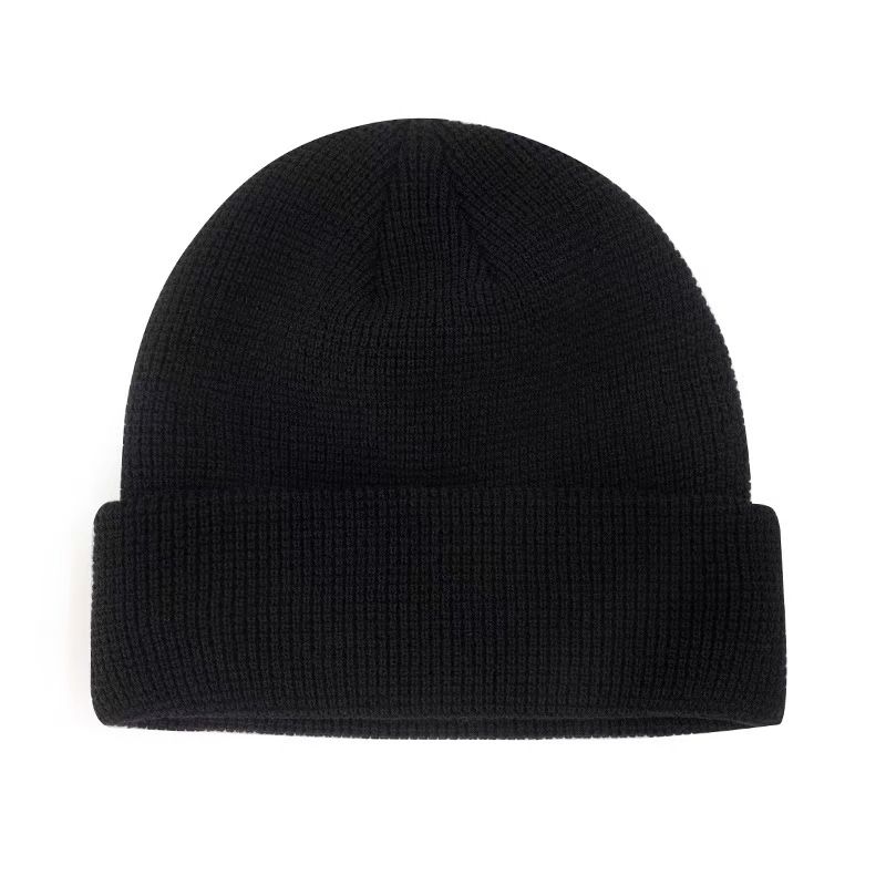 Fashion Hip Hop Beanie Knitted hat Men Skullcap Women winter Warm Brimless Baggy Melon Hats & Caps Autumn and winter short domed knitted wool hat Men's and women's warm pullover cold hat thin melon Bl