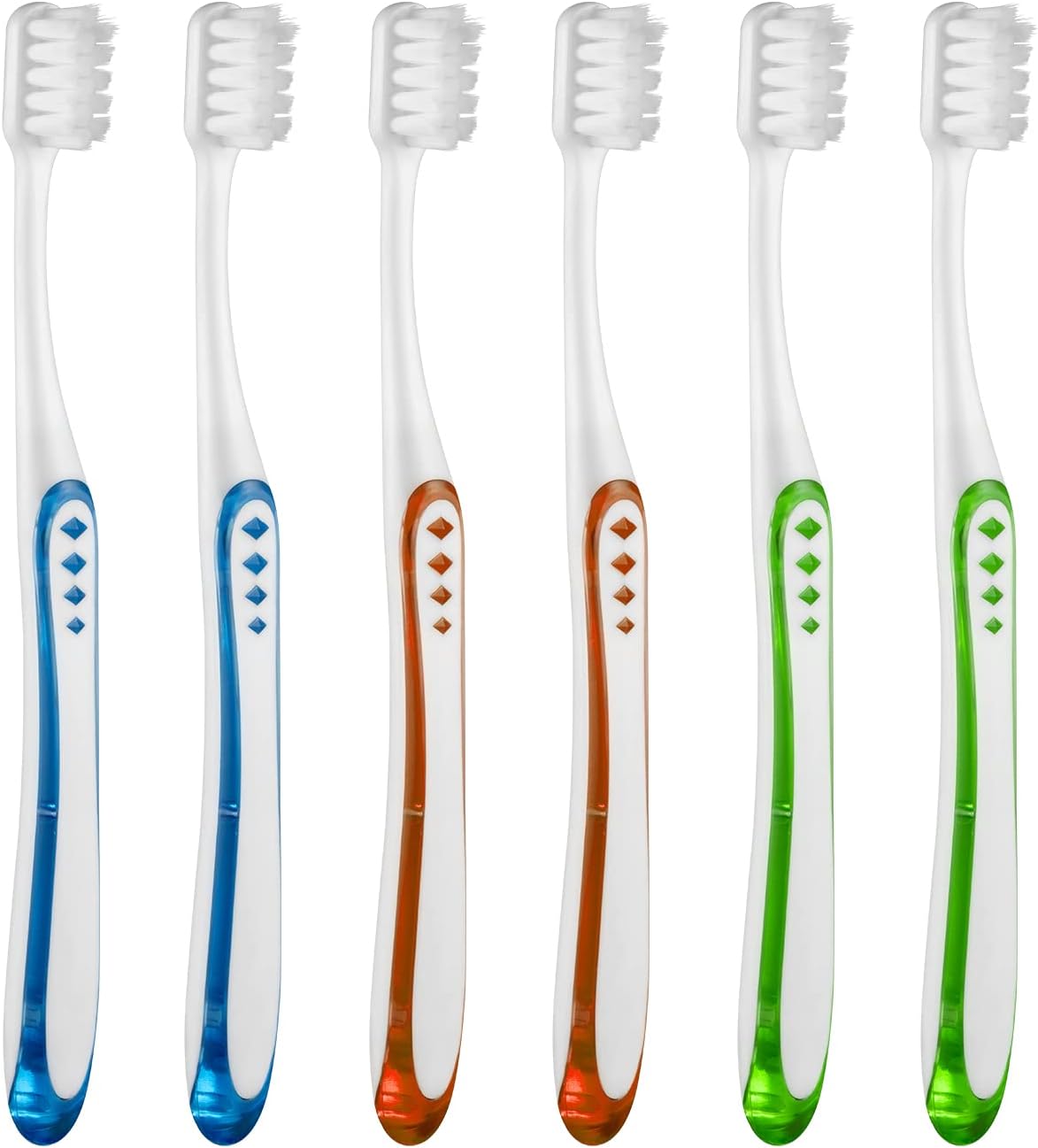 Adult ultra-soft toothbrush with 10,000 micro and nano bristles for sensitive teeth and receding gums with a compact brush head Random allocation 5pcs/set