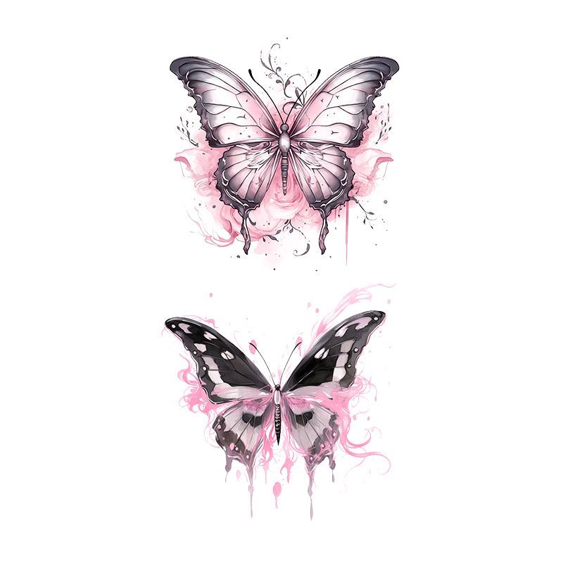 4 Pcs Tattoos Stickers,Butterflies Temporary Tattoos for Women, Girls Butterflies 4Pcs view 4