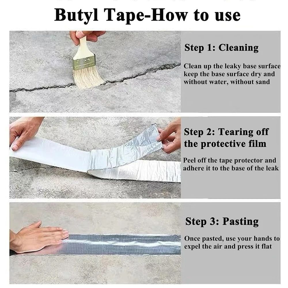 Adhesive Tape For Waterproof Seal Strong Durable And Easy To Apply Multiple SuGarden Hose Water Bonding Tube Pipe Pool Rescue Adhesive Insulating Fix Tape,