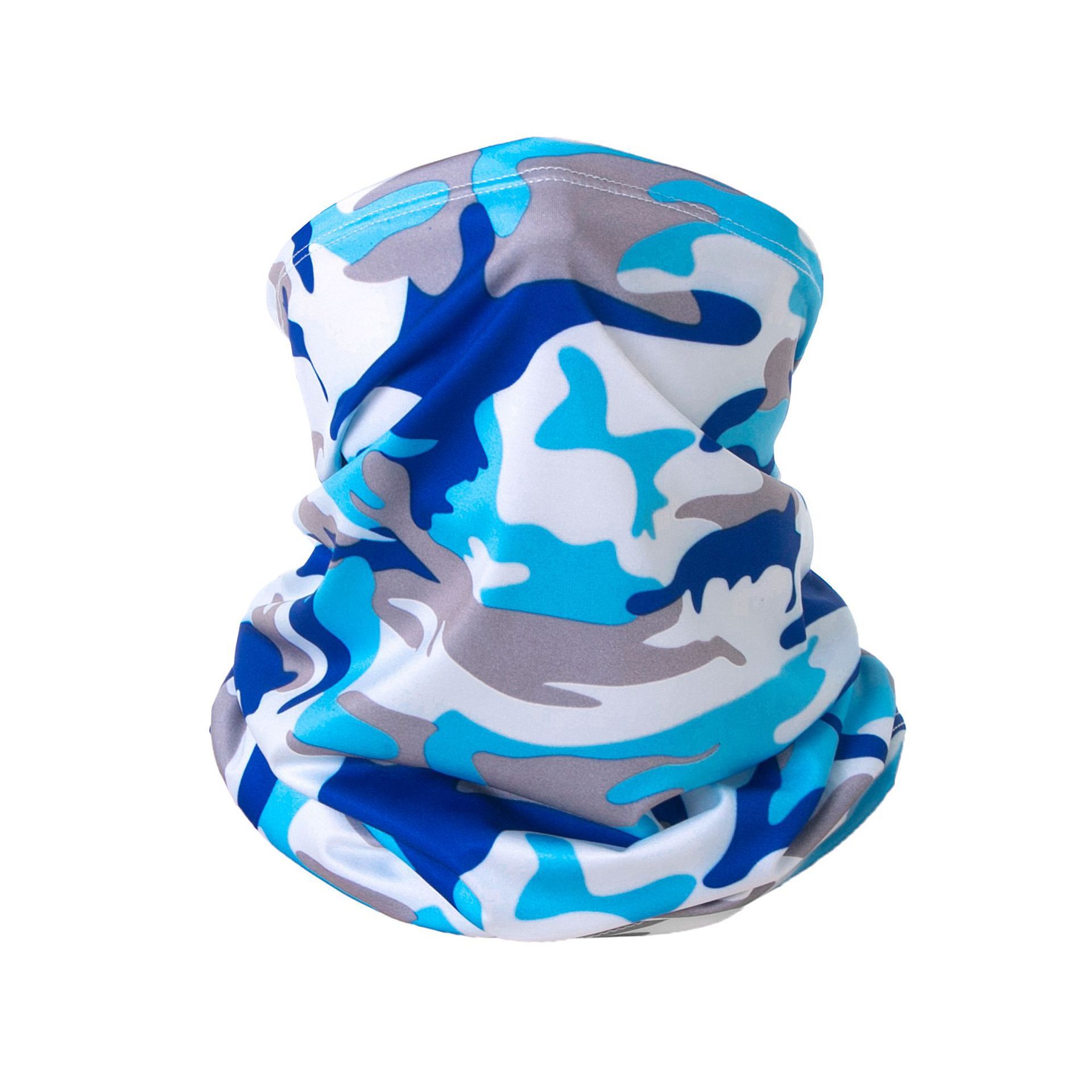 UV Protection Ice Silk Face Cover Neck Tube Outdoor Sports Bandana Scarf Breathable Hiking Scarf Neck Gaiter Bandana