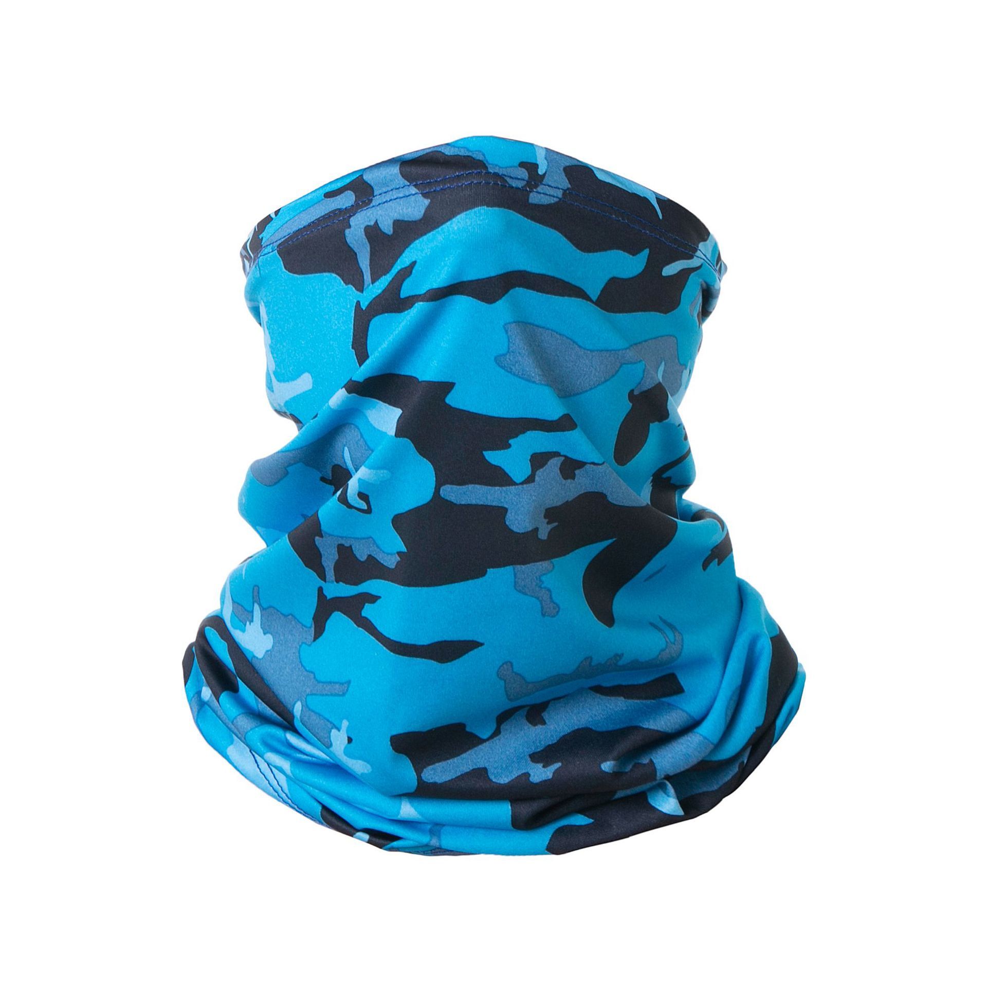 UV Protection Ice Silk Face Cover Neck Tube Outdoor Sports Bandana Scarf Breathable Hiking Scarf Neck Gaiter Bandana