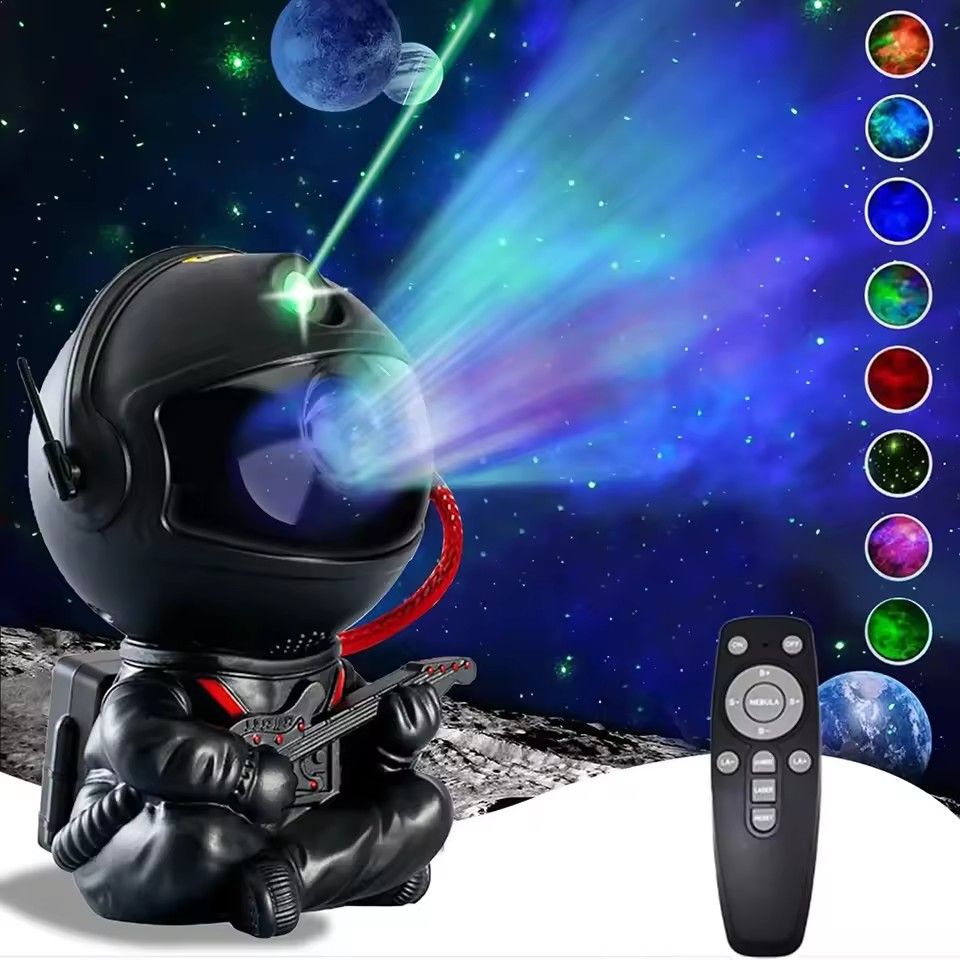Star Projector Galaxy Night Light Astronaut Space Projector Starry Nebula Ceiling LED Lamp for Bedroom Home Decorative kids gift
