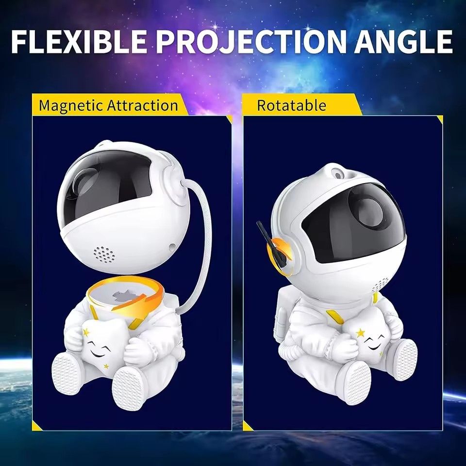 Star Projector Galaxy Night Light Astronaut Space Projector Starry Nebula Ceiling LED Lamp for Bedroom Home Decorative kids gift
