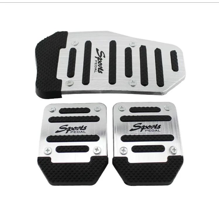 Universal Car Pedal Cover,2/3 pieces of car pedals, car supplies, car anti-skid pedals, manual transmission (3 pieces) / automatic (2 pieces), accelerator brake pedal